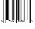 Barcode Image for UPC code 071041203613