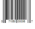 Barcode Image for UPC code 071050000067