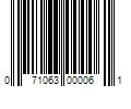 Barcode Image for UPC code 071063000061