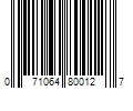 Barcode Image for UPC code 071064800127