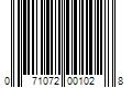 Barcode Image for UPC code 071072001028