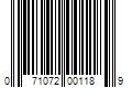 Barcode Image for UPC code 071072001189