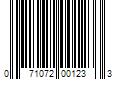 Barcode Image for UPC code 071072001233