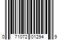 Barcode Image for UPC code 071072012949