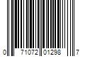 Barcode Image for UPC code 071072012987