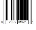 Barcode Image for UPC code 071072019221