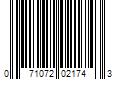 Barcode Image for UPC code 071072021743