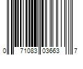 Barcode Image for UPC code 071083036637