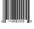 Barcode Image for UPC code 071086000055. Product Name: 