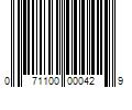 Barcode Image for UPC code 071100000429. Product Name: 