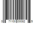 Barcode Image for UPC code 071100000825. Product Name: 