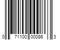 Barcode Image for UPC code 071100000863