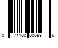 Barcode Image for UPC code 071100000986