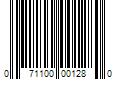 Barcode Image for UPC code 071100001280