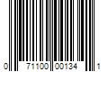 Barcode Image for UPC code 071100001341