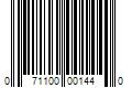 Barcode Image for UPC code 071100001440. Product Name: 