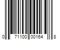 Barcode Image for UPC code 071100001648