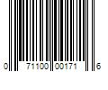 Barcode Image for UPC code 071100001716