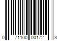 Barcode Image for UPC code 071100001723