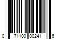 Barcode Image for UPC code 071100002416