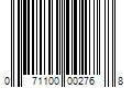 Barcode Image for UPC code 071100002768