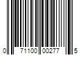 Barcode Image for UPC code 071100002775. Product Name: 