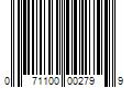 Barcode Image for UPC code 071100002799