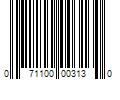 Barcode Image for UPC code 071100003130