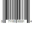 Barcode Image for UPC code 071100003314