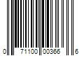 Barcode Image for UPC code 071100003666