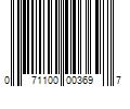 Barcode Image for UPC code 071100003697