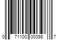 Barcode Image for UPC code 071100003987. Product Name: 