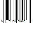 Barcode Image for UPC code 071100004861