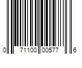 Barcode Image for UPC code 071100005776