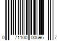 Barcode Image for UPC code 071100005967