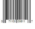 Barcode Image for UPC code 071100006117