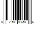 Barcode Image for UPC code 071100006186