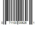 Barcode Image for UPC code 071100006261