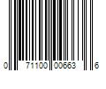 Barcode Image for UPC code 071100006636