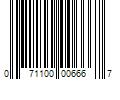 Barcode Image for UPC code 071100006667. Product Name: 