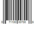 Barcode Image for UPC code 071100007008