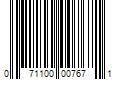 Barcode Image for UPC code 071100007671