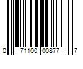 Barcode Image for UPC code 071100008777