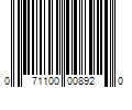 Barcode Image for UPC code 071100008920