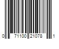 Barcode Image for UPC code 071100210781