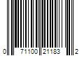 Barcode Image for UPC code 071100211832