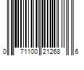 Barcode Image for UPC code 071100212686