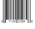 Barcode Image for UPC code 071100212846