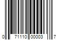 Barcode Image for UPC code 071110000037