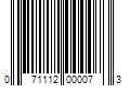 Barcode Image for UPC code 071112000073